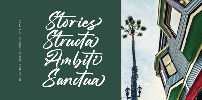 Straight Pathart Font Poster 13