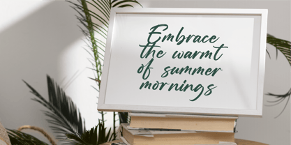 Straight Pathart Font Poster 12