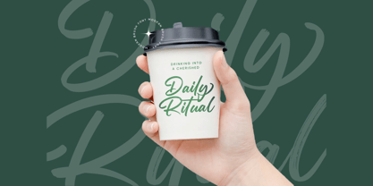 Straight Pathart Font Poster 5