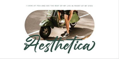 Straight Pathart Font Poster 7