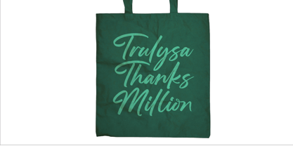 Straight Pathart Font Poster 8