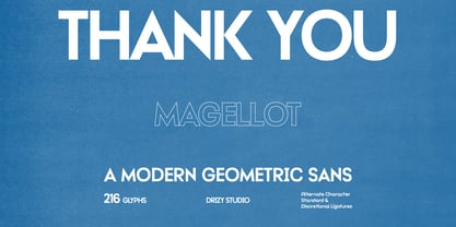 Magellot Font Poster 10