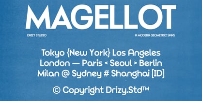 Magellot Font Poster 2
