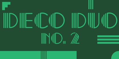 Deco Duo Font Poster 6