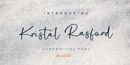 Kristal Rasford Font Poster 1