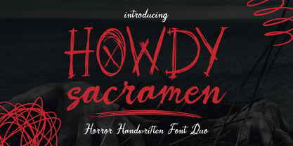 Howdy Sacramen Font Poster 1
