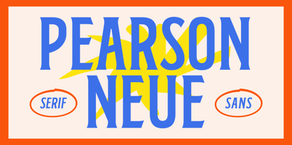 Pearson Neue Font Poster 1