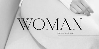 Woman Serif Font Poster 1