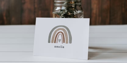 Little Bee Vector Font Poster 5