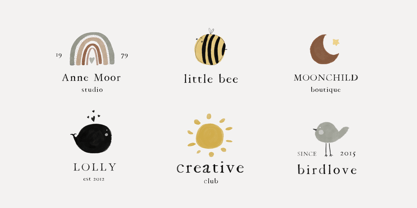Little Bee Vector Font Poster 4