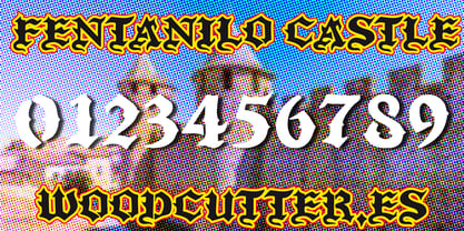 Fentanilo Castle Font Poster 6