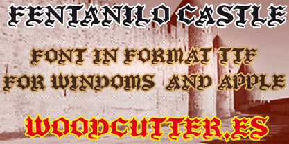 Fentanilo Castle Font Poster 5