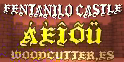 Fentanilo Castle Font Poster 4