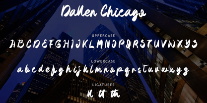 Dallen Chicago Font Poster 5