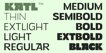 Katl Font Poster 2