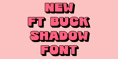 Ft Buck Font Poster 2