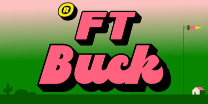 Ft Buck Font Poster 1