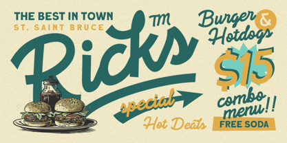 Rustic Caravan Font Poster 3