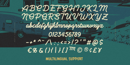 Rustic Caravan Font Poster 5
