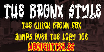 The Bronx Style Font Poster 2