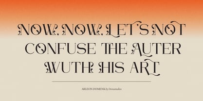 Arleon Domenk Font Poster 2