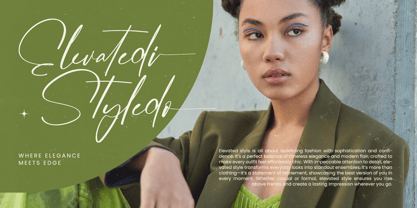 Josephine Octavia Font Poster 5