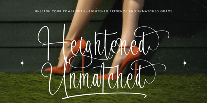Evangeline Chalista Font Poster 13