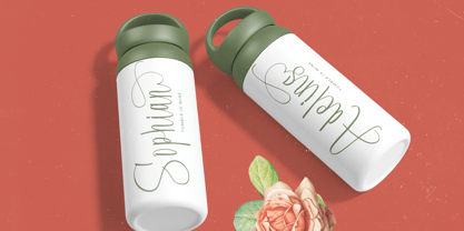 Evangeline Chalista Font Poster 7