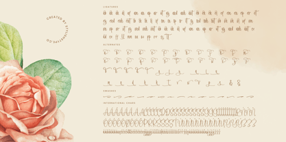 Evangeline Chalista Font Poster 15