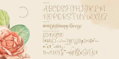 Evangeline Chalista Font Poster 14