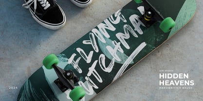 Hidden Heavens Font Poster 5