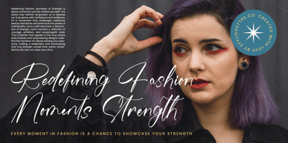 Midnight Saturday Font Poster 5