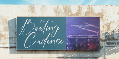 Midnight Saturday Font Poster 6