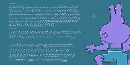 Midnight Saturday Font Poster 15