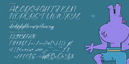 Midnight Saturday Font Poster 14