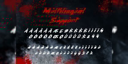 Slytheris Bloodie Font Poster 3