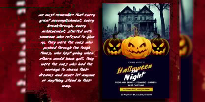 Slytheris Bloodie Font Poster 14