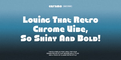Ceramo Font Poster 2