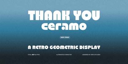 Ceramo Font Poster 9