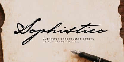 Sophistico Font Poster 1