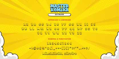 Master Komika Font Poster 15