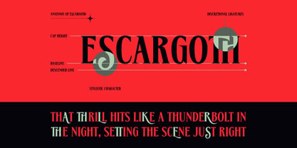 Escargoth Font Poster 3