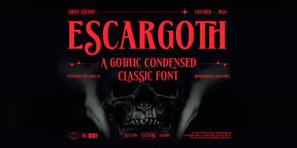 Escargoth Font Poster 1