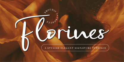 CF Florines Font Poster 1