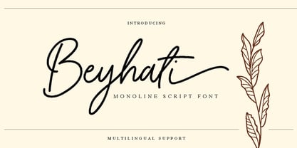 Beyhati Font Poster 1