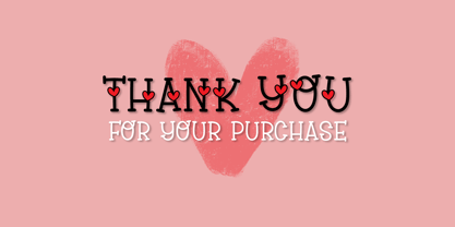 Fox Miniheart Font Poster 8