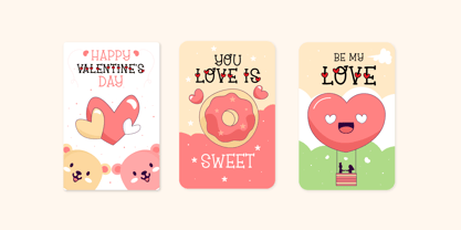 Fox Miniheart Font Poster 2