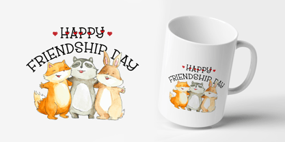 Fox Miniheart Font Poster 6