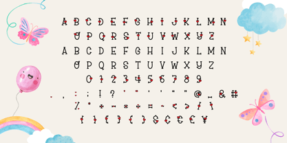 Fox Miniheart Font Poster 7