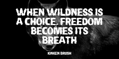 Kinken Font Poster 11